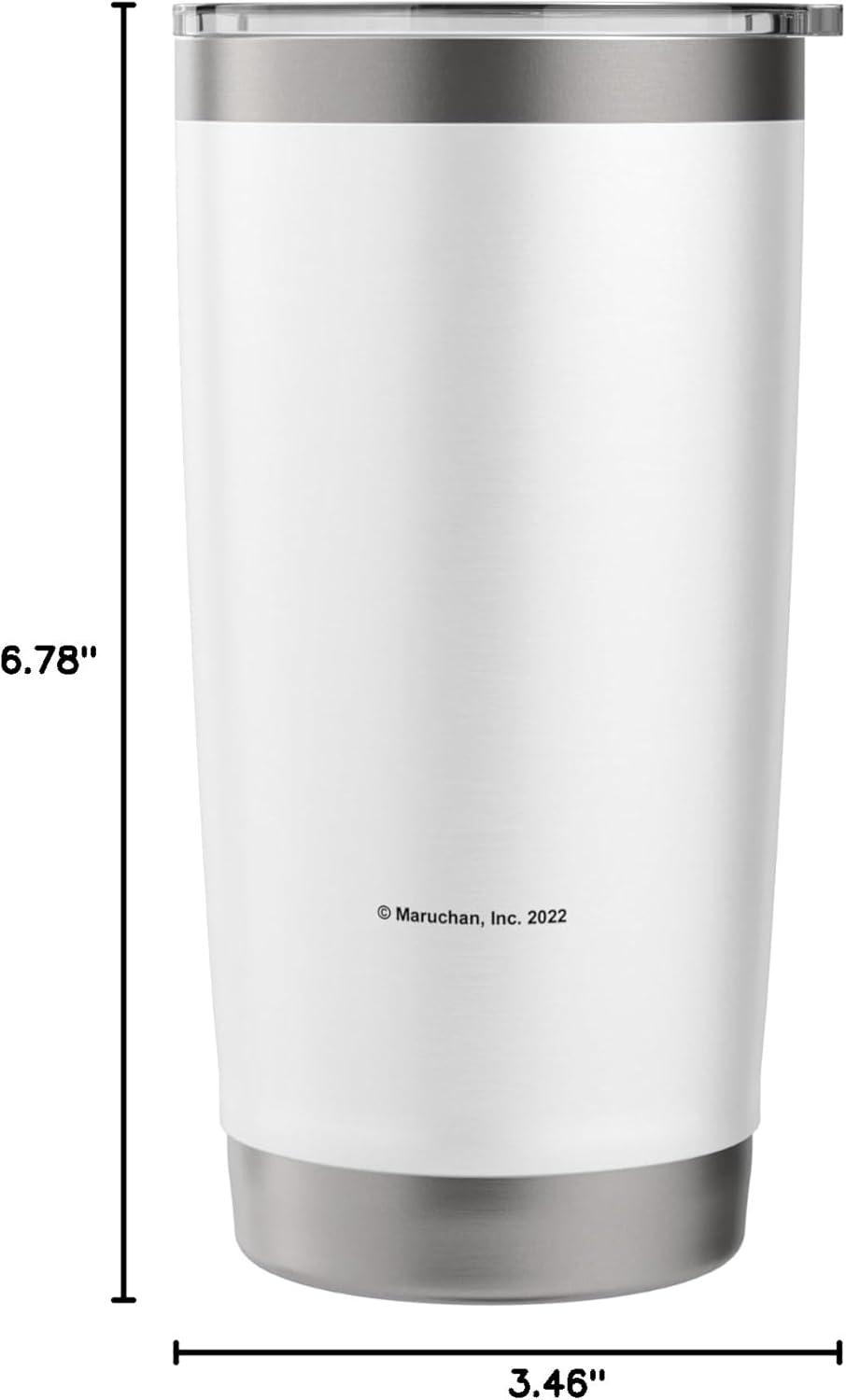image:imageMaruchan Send Noods Ramen Bowl Face Stainless Steel Insulated TumblerWhite