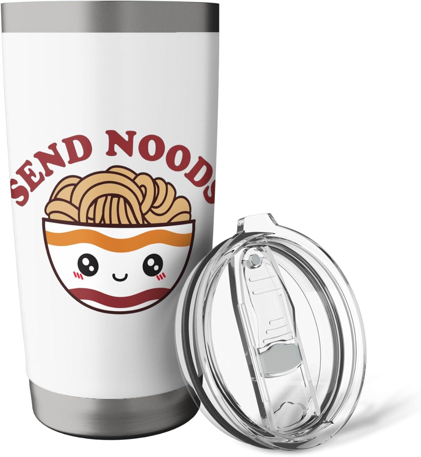 image:imageMaruchan Send Noods Ramen Bowl Face Stainless Steel Insulated TumblerWhite