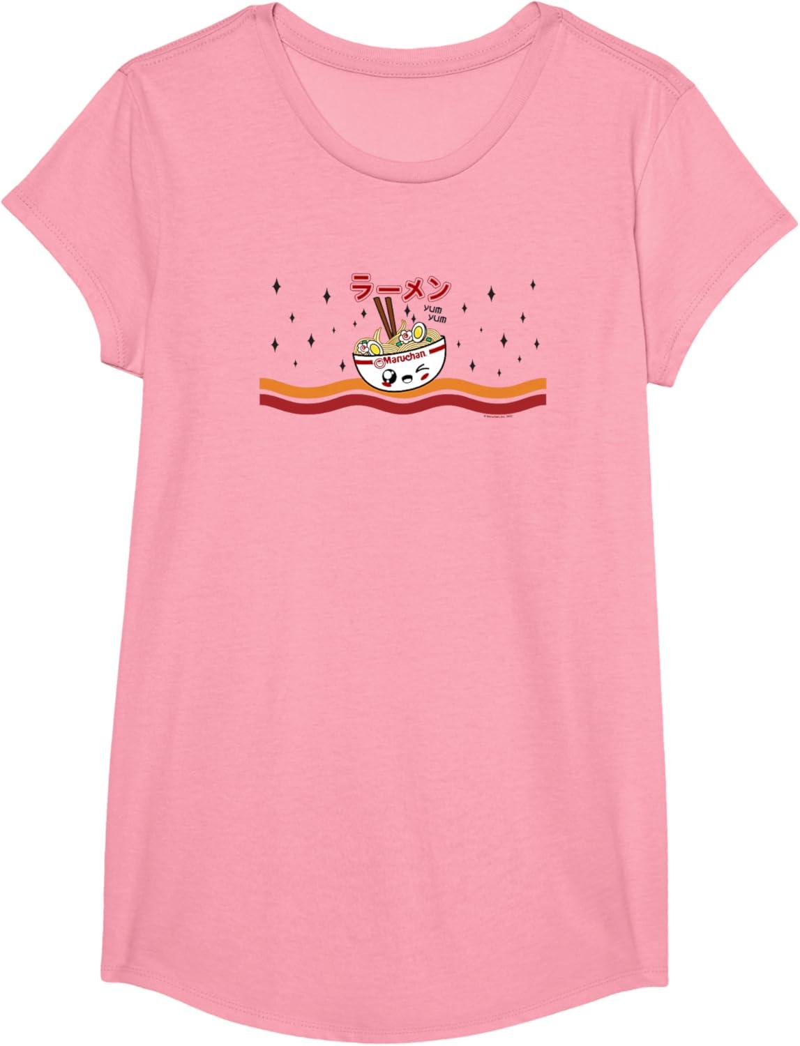 image:imageMaruchan Winking Anime Noodle Bowl TShirtPink