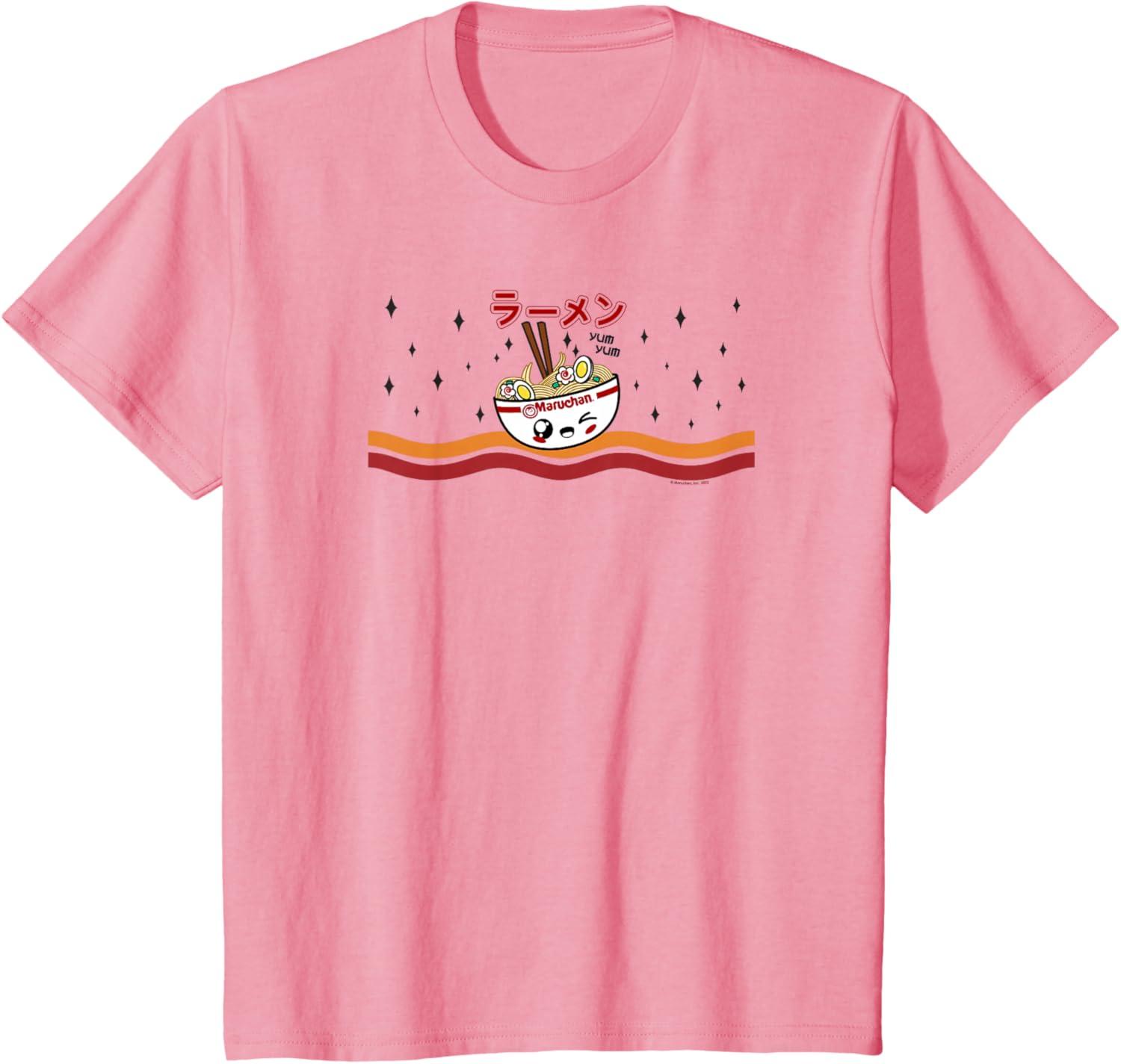 image:imageMaruchan Winking Anime Noodle Bowl TShirtPink