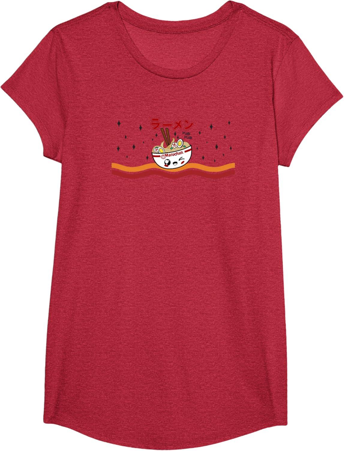 image:imageMaruchan Winking Anime Noodle Bowl TShirtRed Heather
