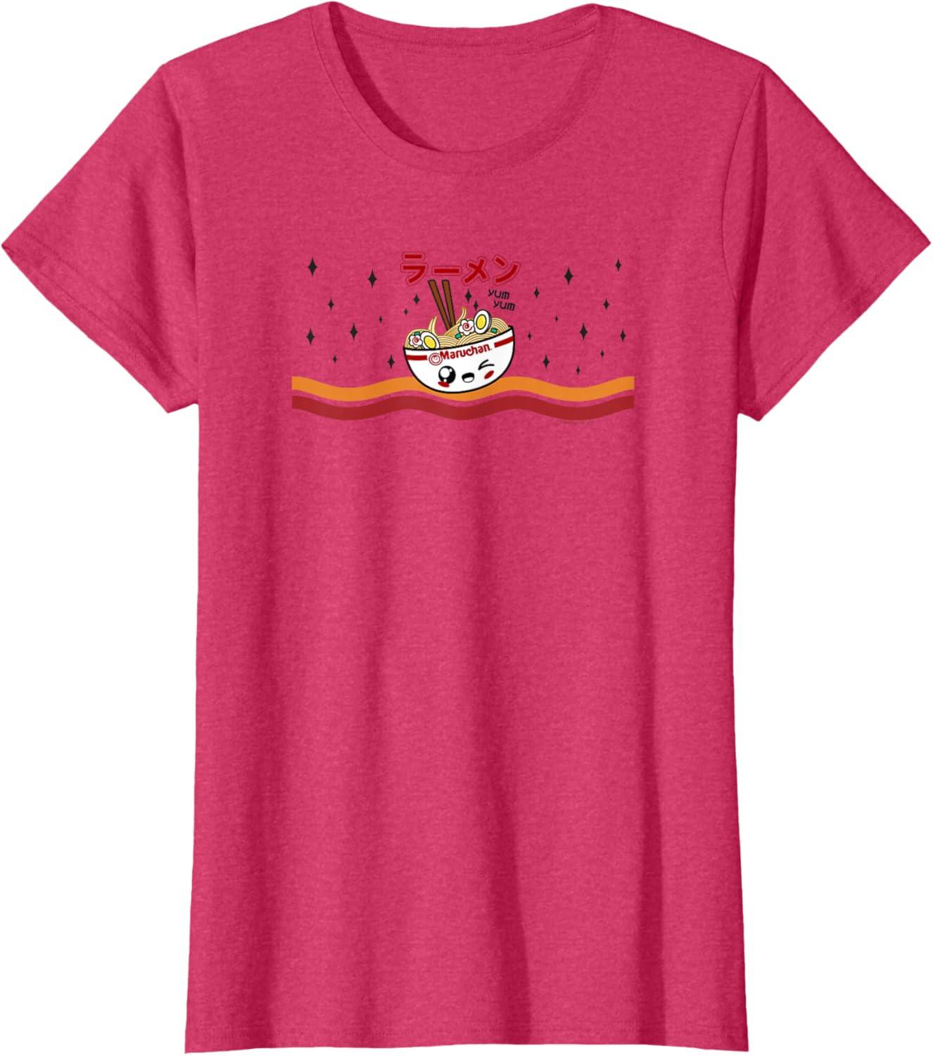 image:imageMaruchan Winking Anime Noodle Bowl TShirtRed Heather