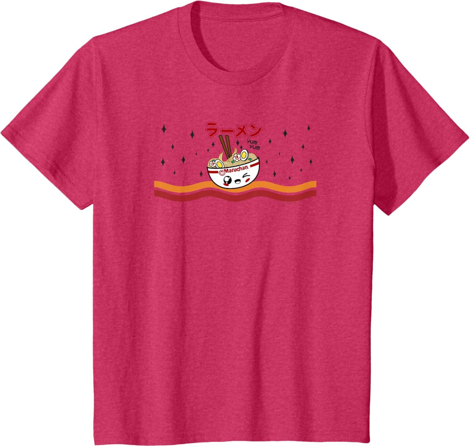 image:imageMaruchan Winking Anime Noodle Bowl TShirtRed Heather