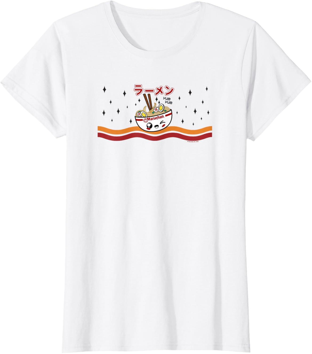 image:imageMaruchan Winking Anime Noodle Bowl TShirtWhite