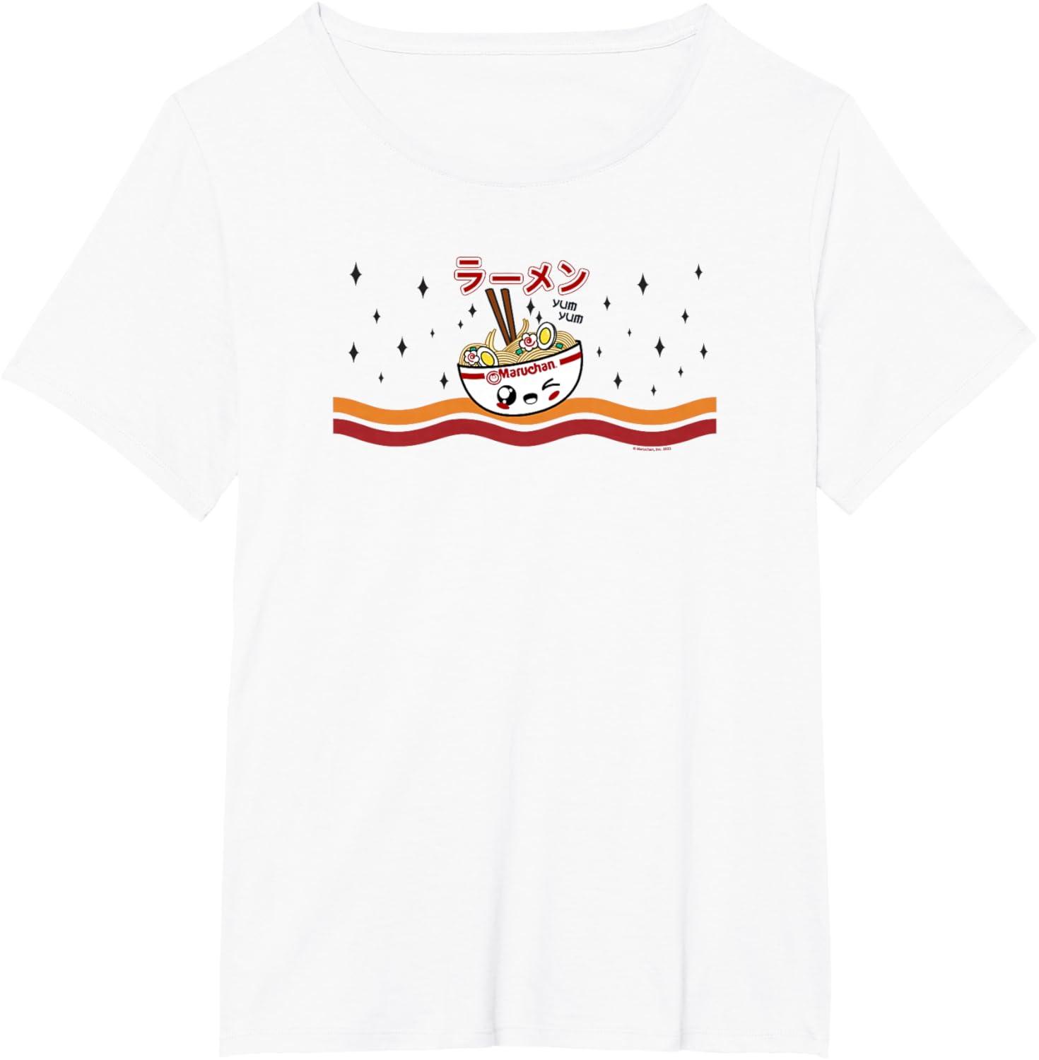 image:imageMaruchan Winking Anime Noodle Bowl TShirtWhite