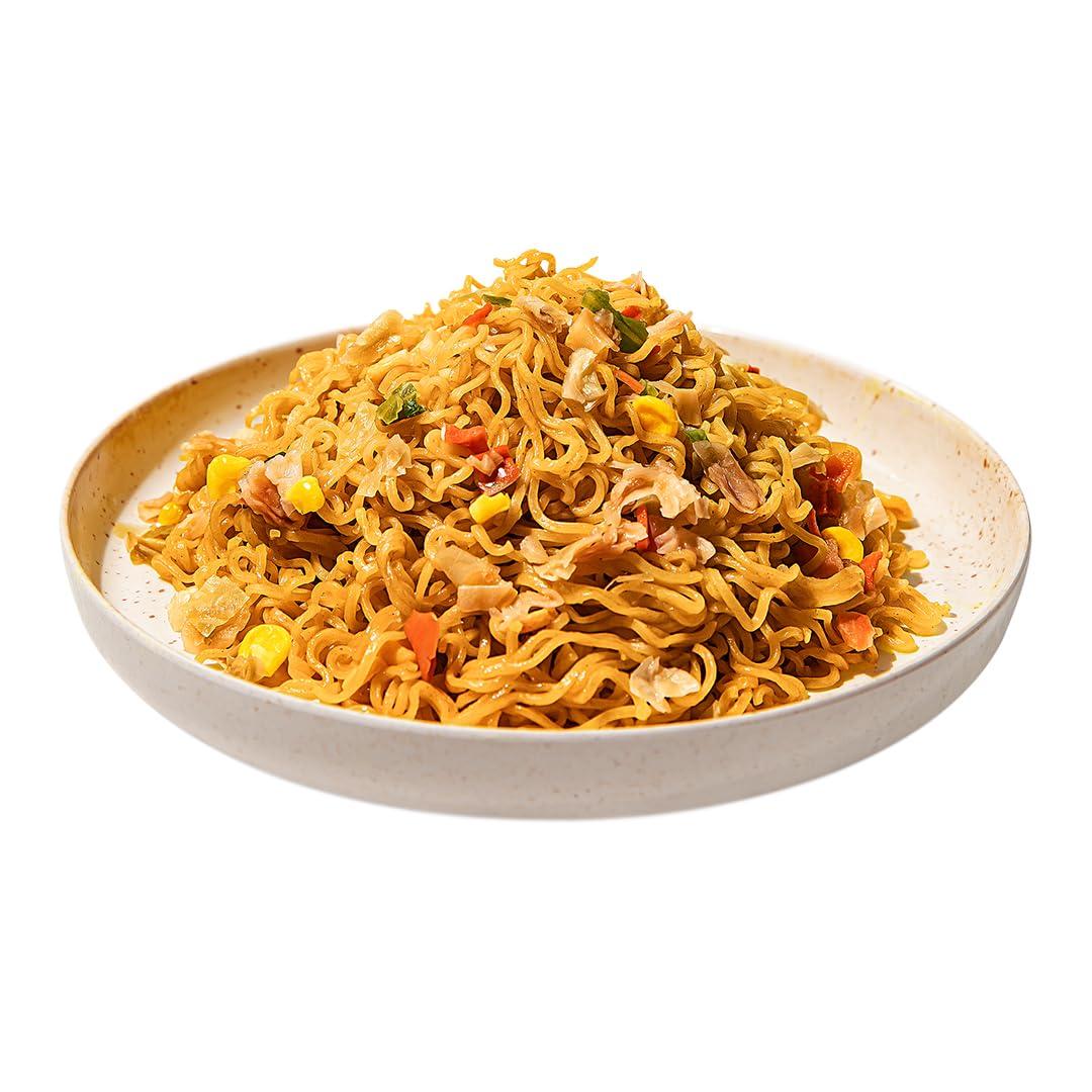 image:imageMaruchan Yakisoba Teriyaki Chicken Flavor StirFried Japanese Instant Ramen Noodles High Protein Microwavable Meal 398 Oz 8 PackChicken