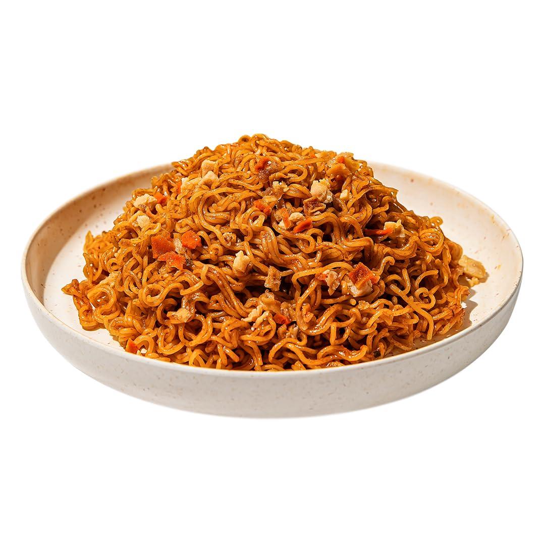 image:imageMaruchan Yakisoba Teriyaki Chicken Flavor StirFried Japanese Instant Ramen Noodles High Protein Microwavable Meal 398 Oz 8 PackFire Spicy Beef
