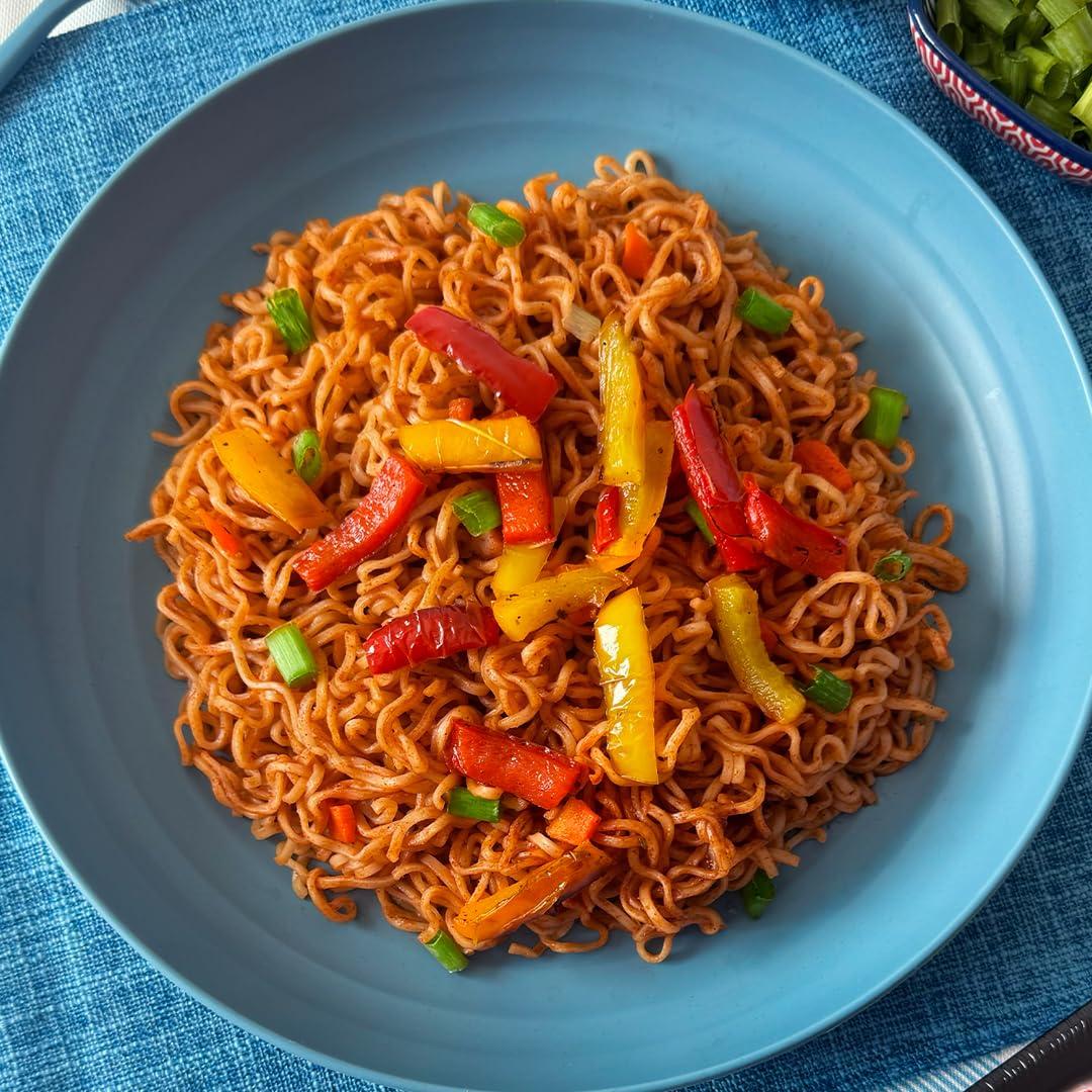 image:imageMaruchan Yakisoba Teriyaki Chicken Flavor StirFried Japanese Instant Ramen Noodles High Protein Microwavable Meal 398 Oz 8 PackFire Spicy Beef