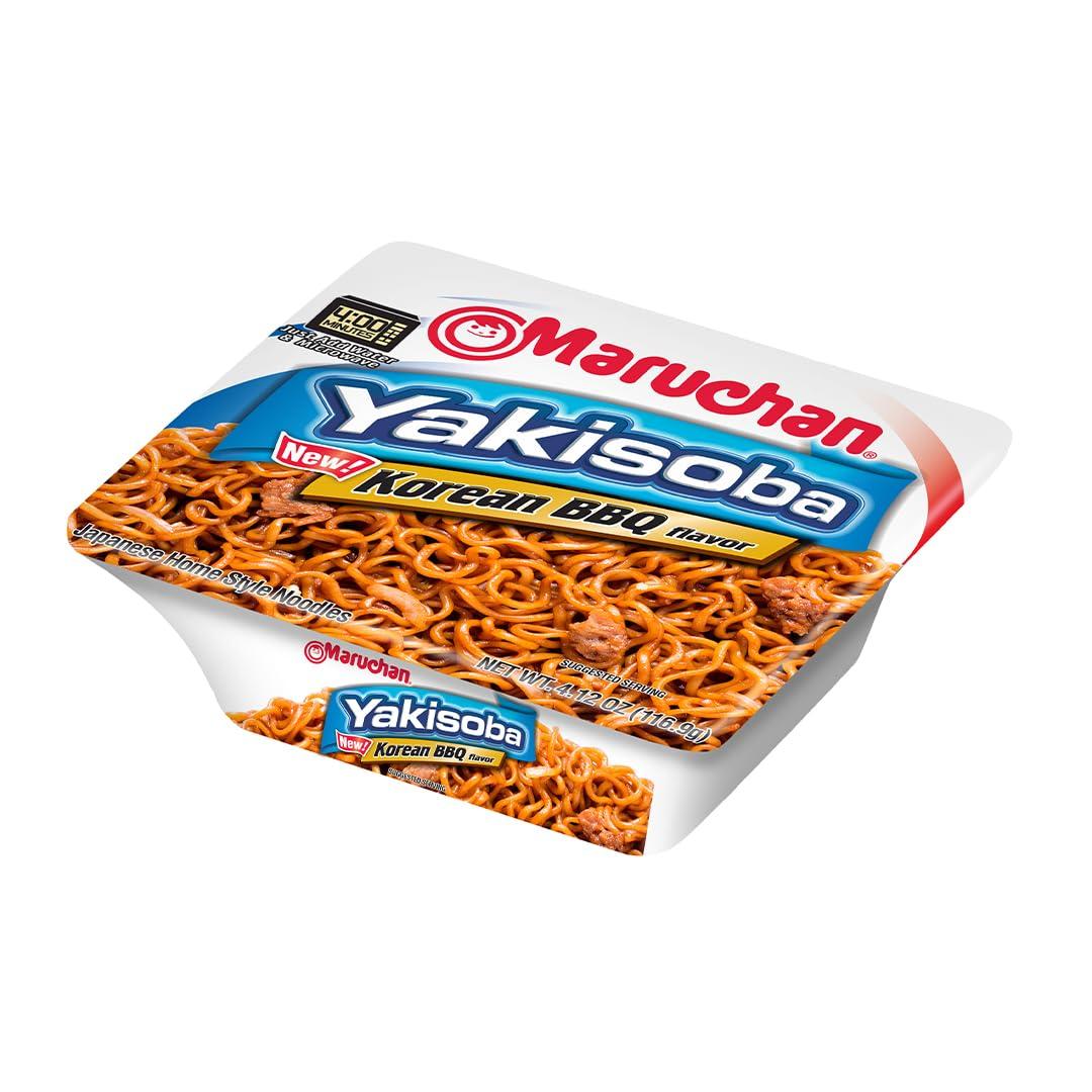 image:imageMaruchan Yakisoba Teriyaki Chicken Flavor StirFried Japanese Instant Ramen Noodles High Protein Microwavable Meal 398 Oz 8 PackKorean BBQ