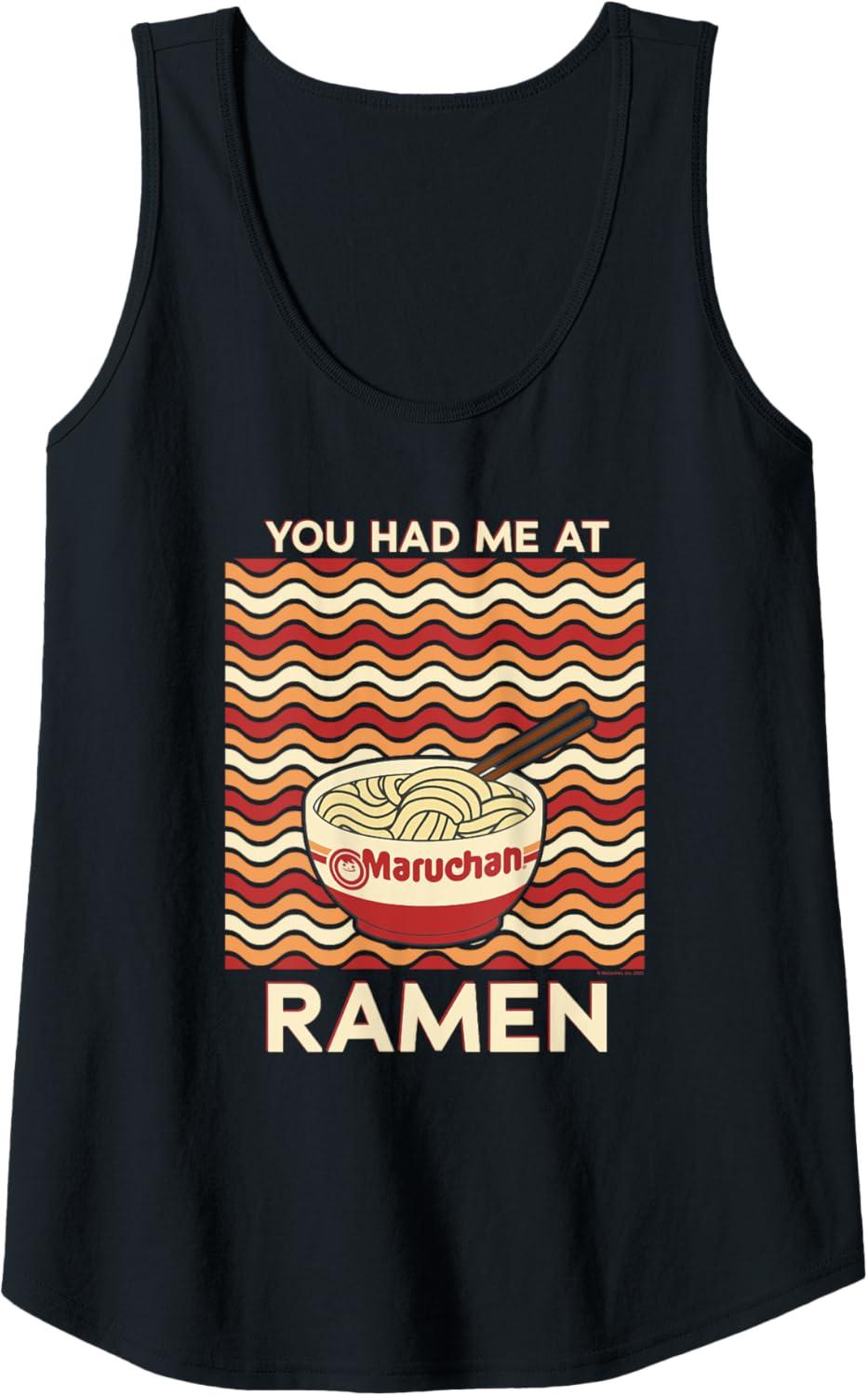 image:imageMaruchan You Had Me At Ramen Noodle Bowl Tank TopBlack