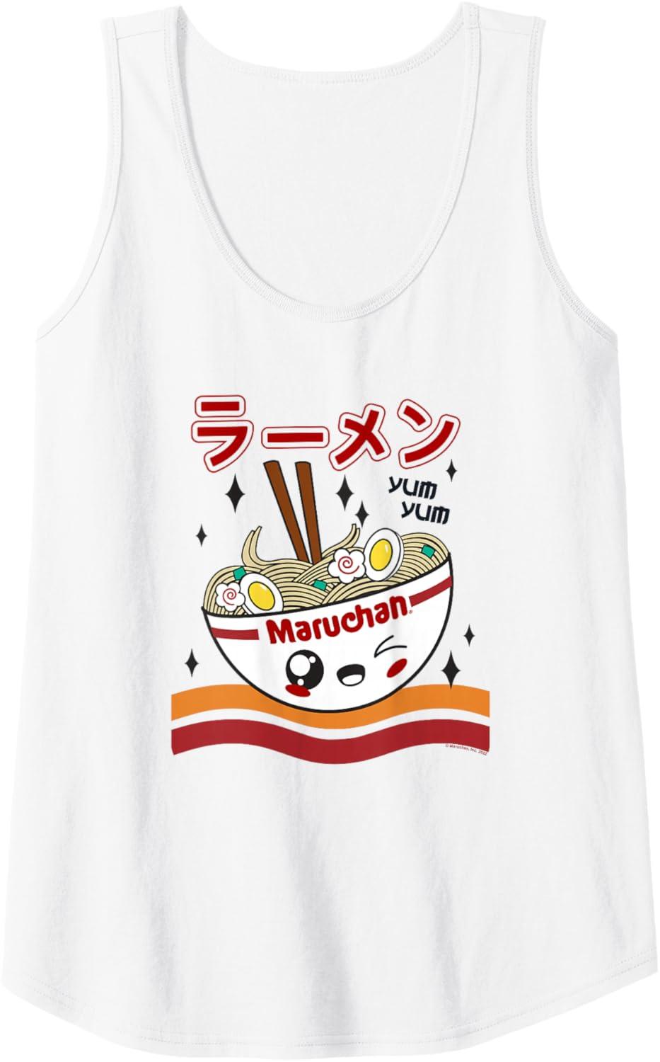 image:imageMaruchan Yum Yum Winking Noodle Bowl Poster Tank TopWhite