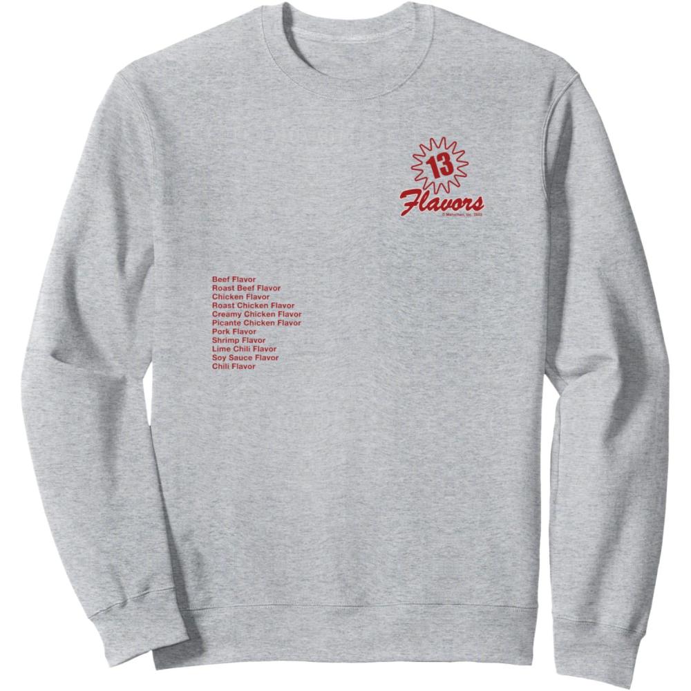 image:imageMaruchan 13 Flavors Ramen Noodle List SweatshirtHeather Grey