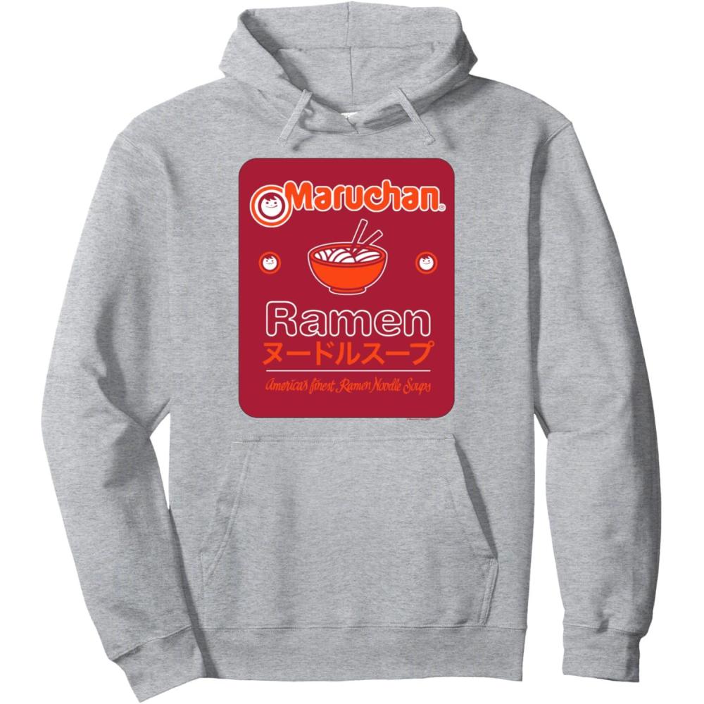 image:imageMaruchan Americans Finest Ramen Noodle Soup Card Logo Pullover HoodieHeather Grey