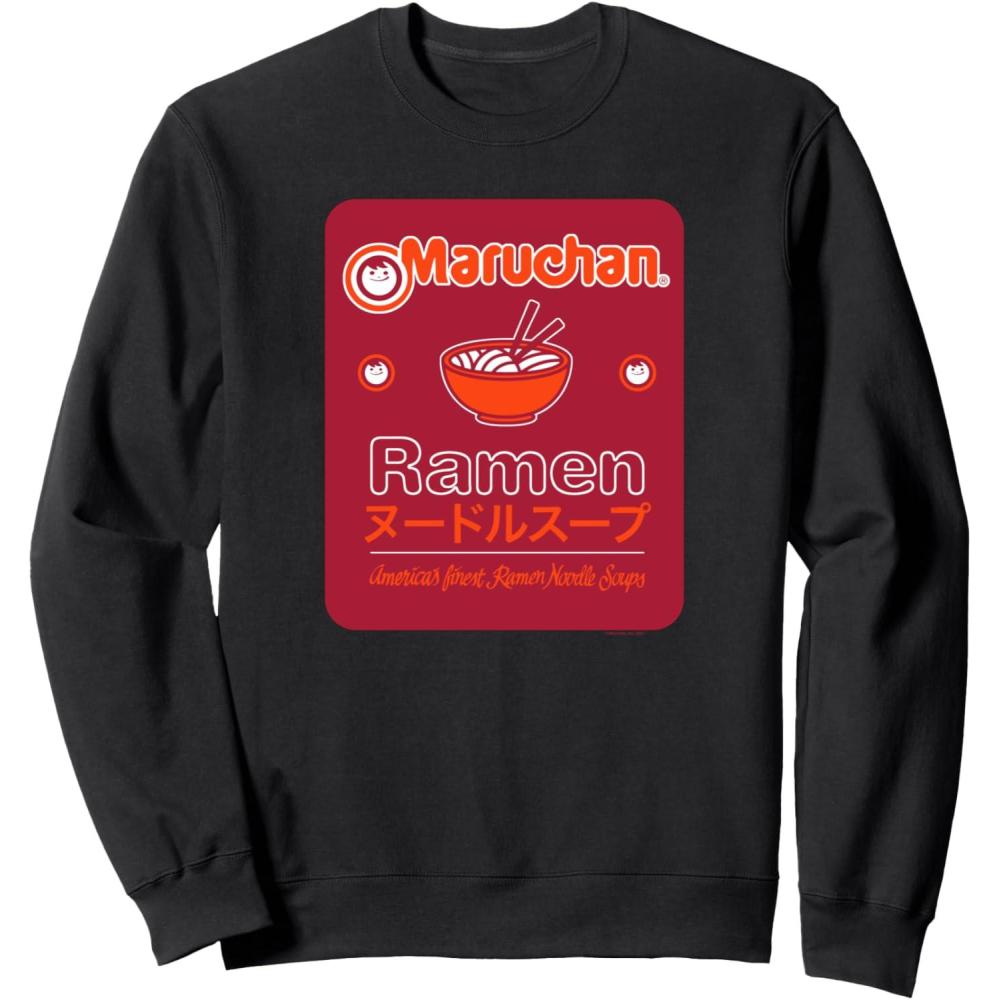 image:imageMaruchan Americans Finest Ramen Noodle Soup Card Logo SweatshirtBlack