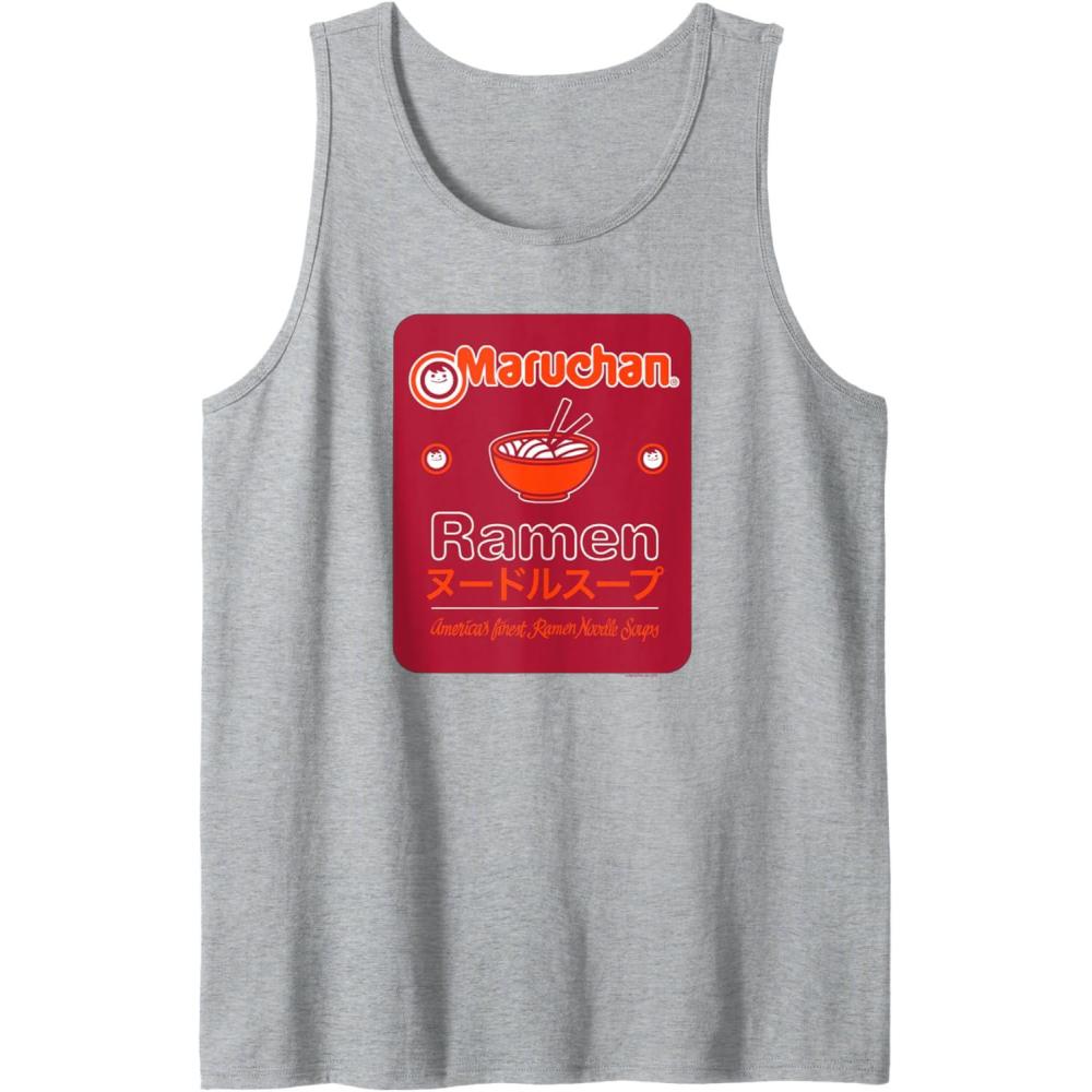 image:imageMaruchan Americans Finest Ramen Noodle Soup Card Logo Tank TopHeather Grey