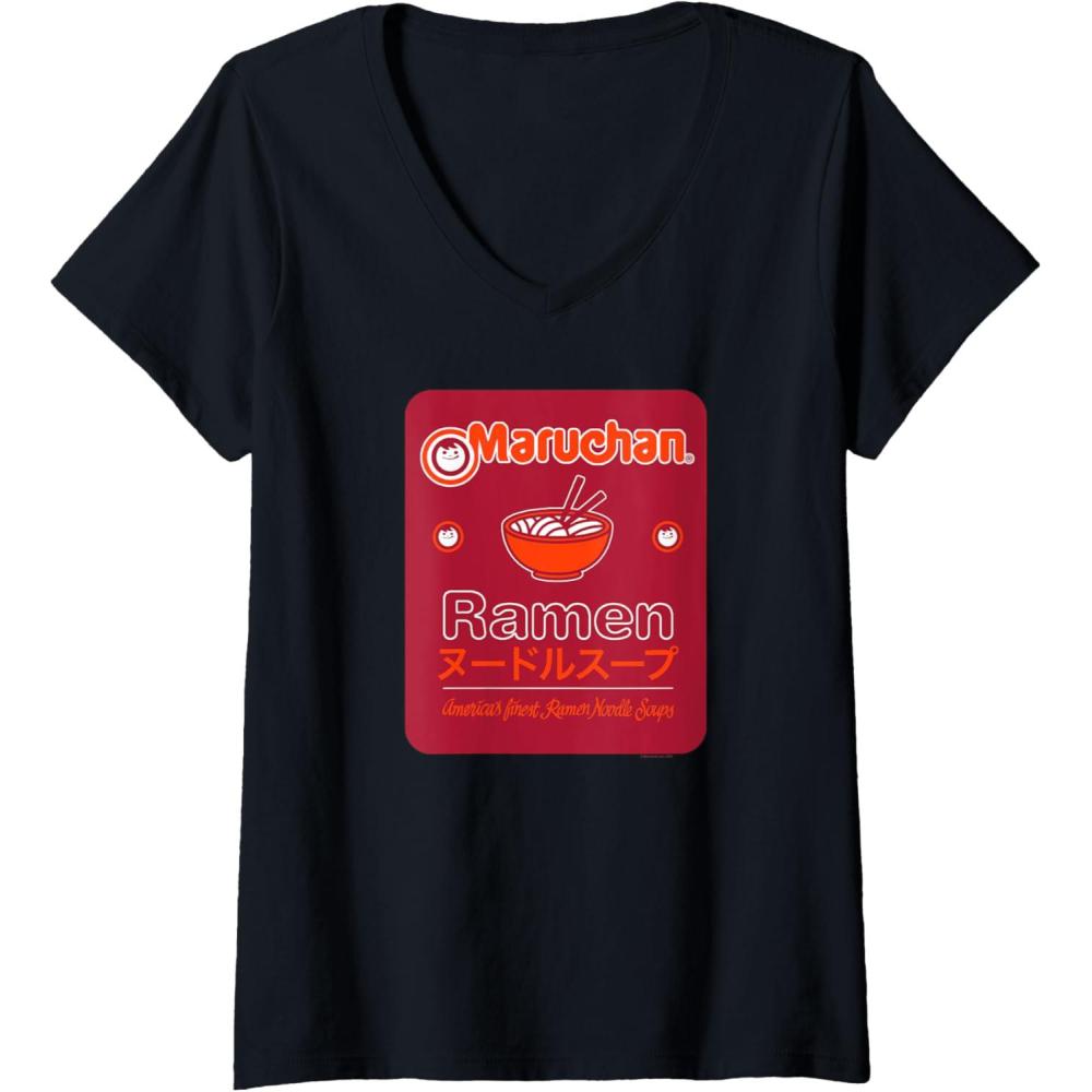 image:imageMaruchan Americans Finest Ramen Noodle Soup Card Logo VNeck TShirtBlack