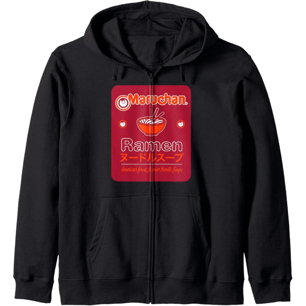 image:imageMaruchan Americans Finest Ramen Noodle Soup Card Logo Zip HoodieBlack