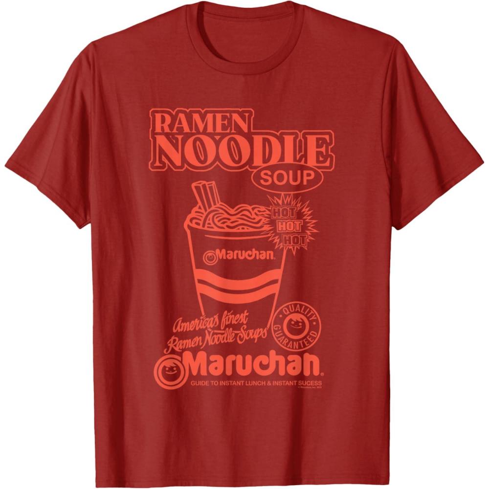 image:imageMaruchan Americas Finest Ramen Noodle Soups Promotional TShirtCranberry Red