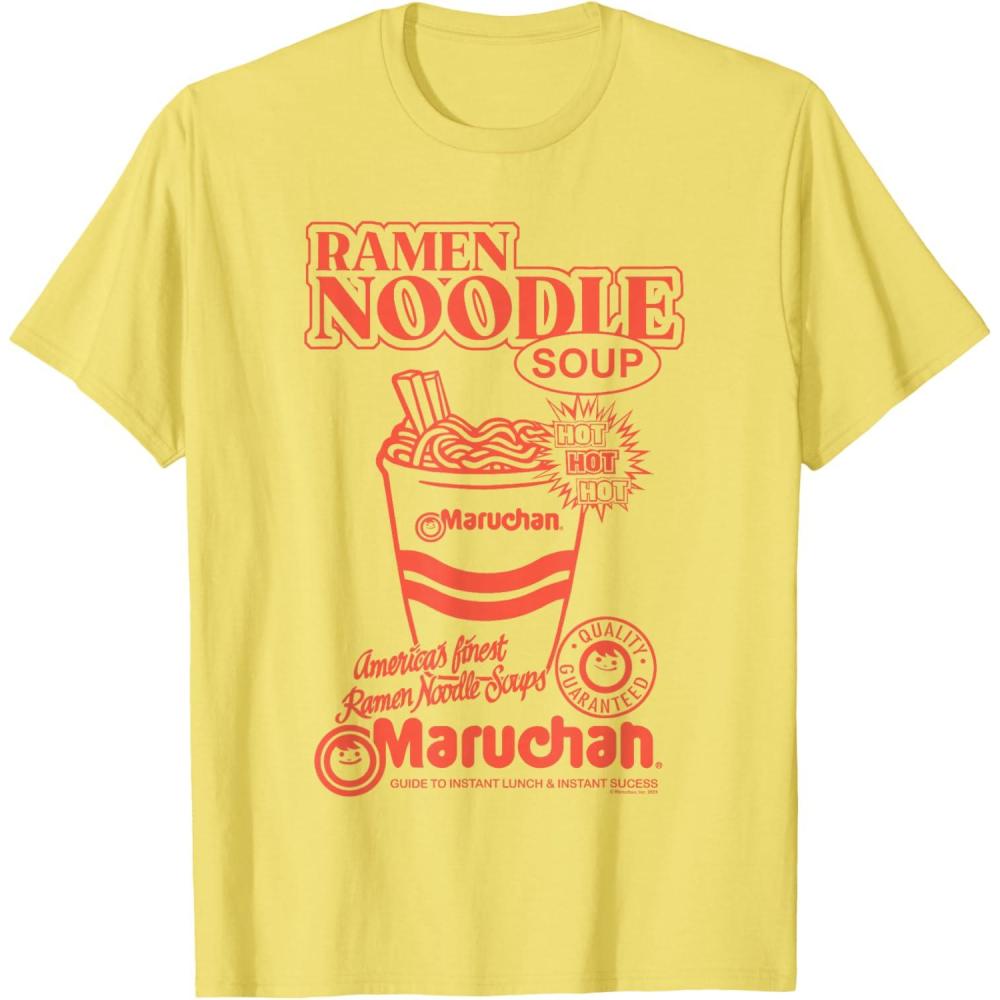 image:imageMaruchan Americas Finest Ramen Noodle Soups Promotional TShirtLemon Yellow