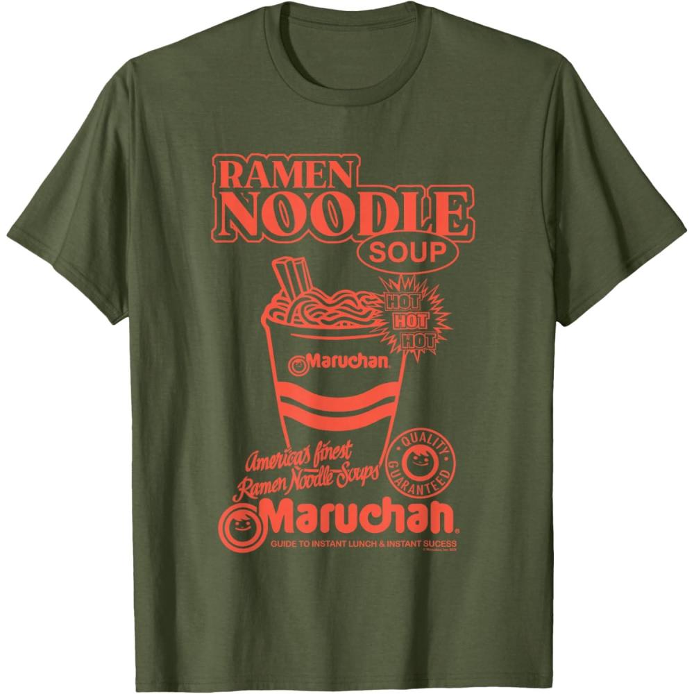 image:imageMaruchan Americas Finest Ramen Noodle Soups Promotional TShirtOlive Green