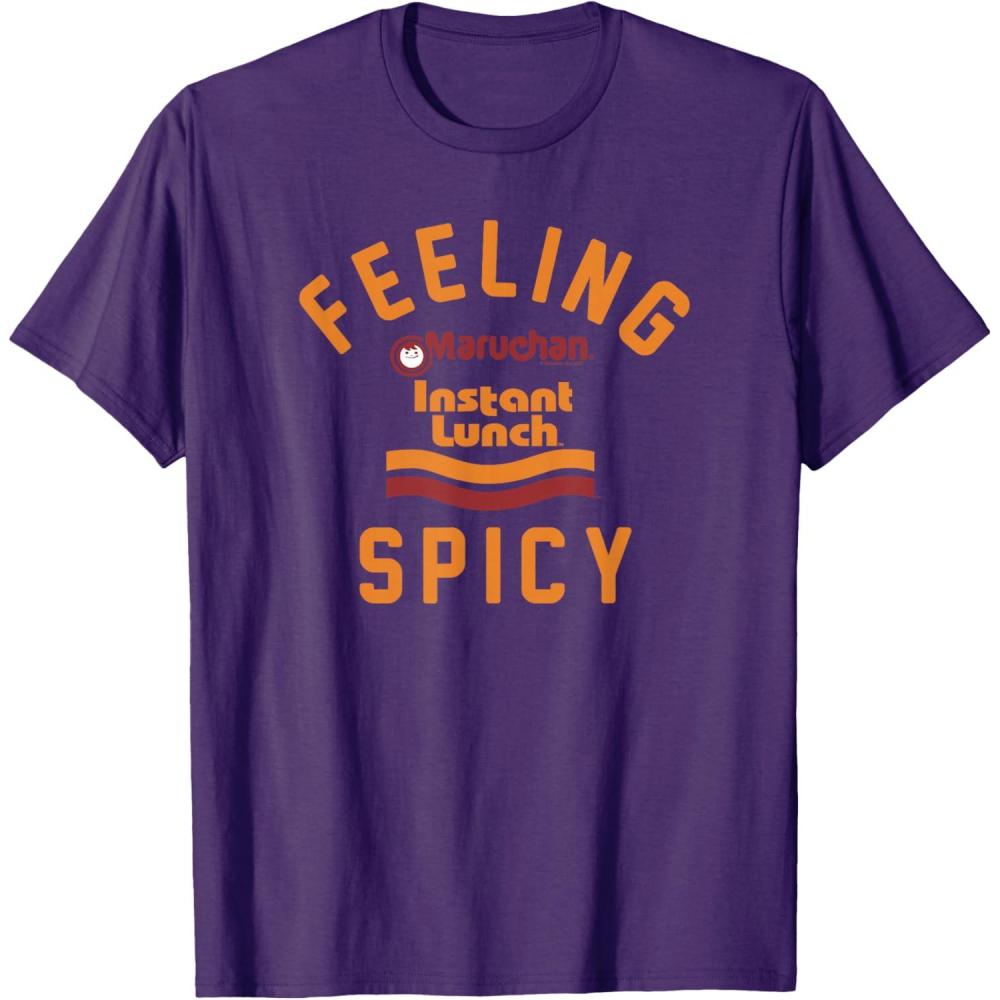 image:imageMaruchan Feeling Spicy Instant Lunch Logo TShirtPurple