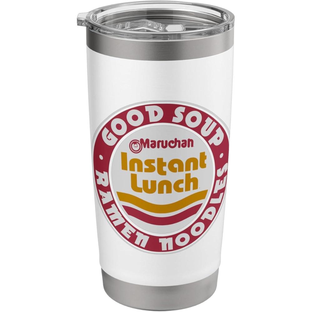image:imageMaruchan Good Soup Ramen Noodles Logo Stainless Steel Insulated TumblerWhite