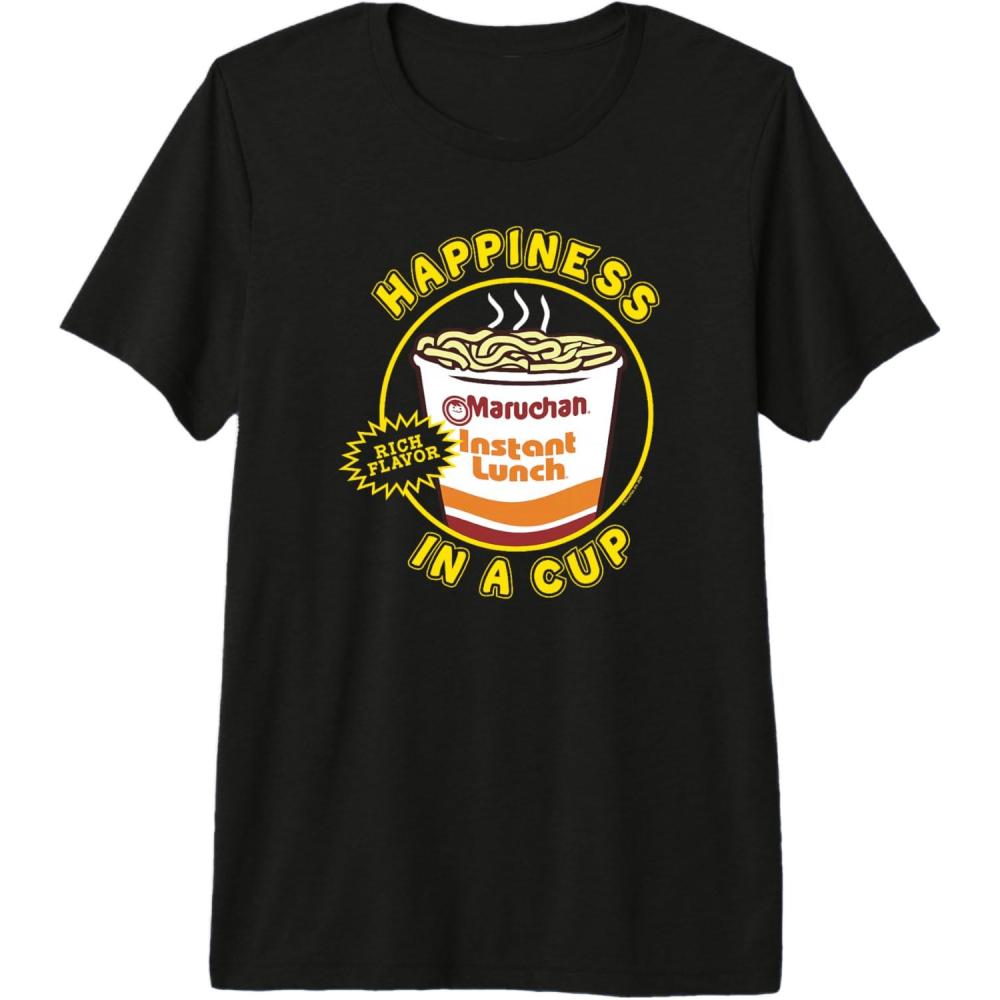 image:imageMaruchan Happiness In A Cup Instant Lunch Poster Premium Triblend TShirtBlack