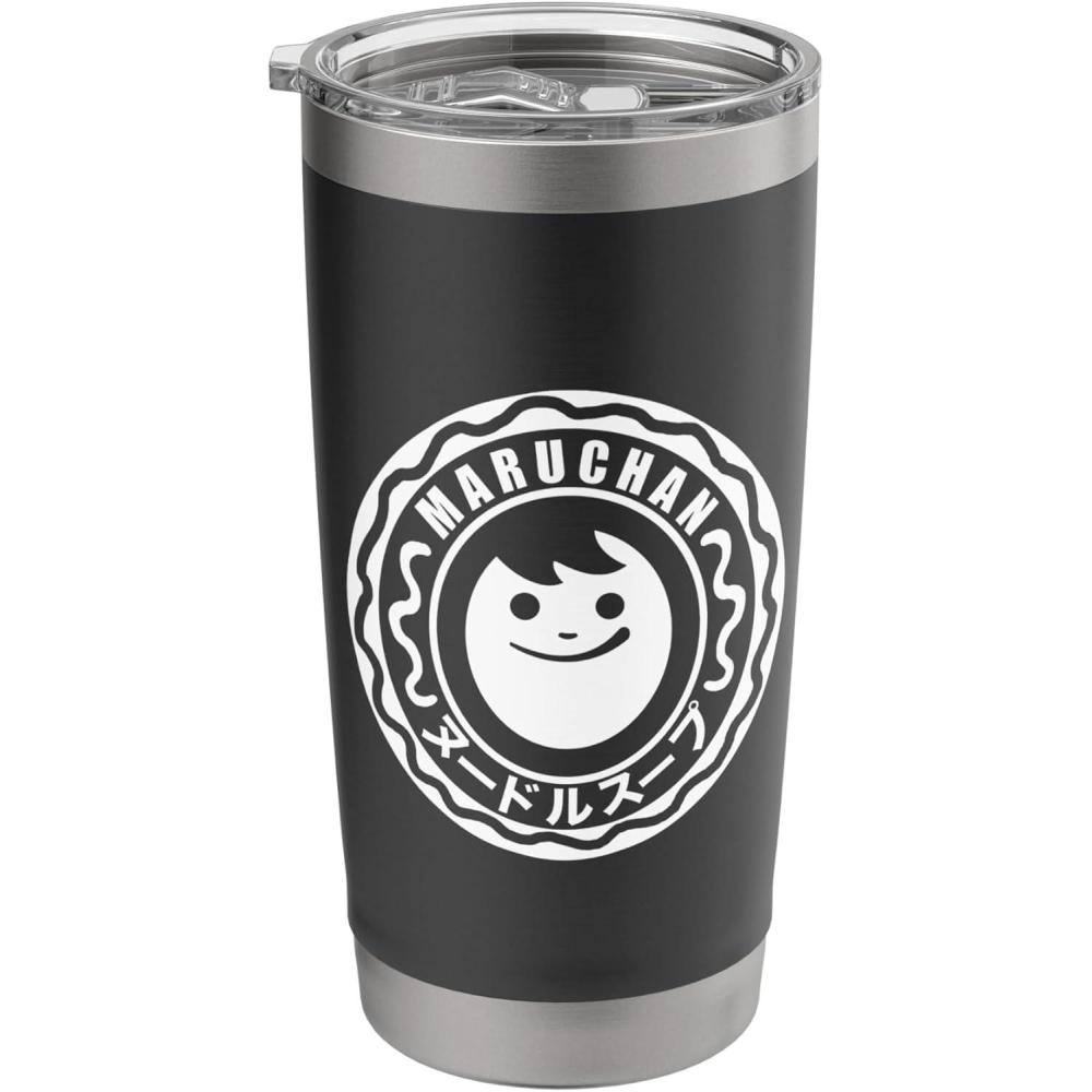 image:imageMaruchan Happy Face Classic Logo Stainless Steel Insulated TumblerBlack