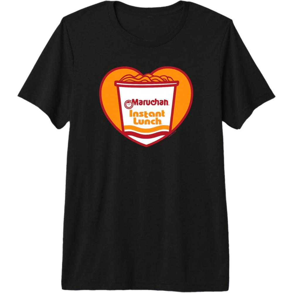 image:imageMaruchan Heart Instant Lunch Ramen Soup Cup Premium Triblend TShirtBlack