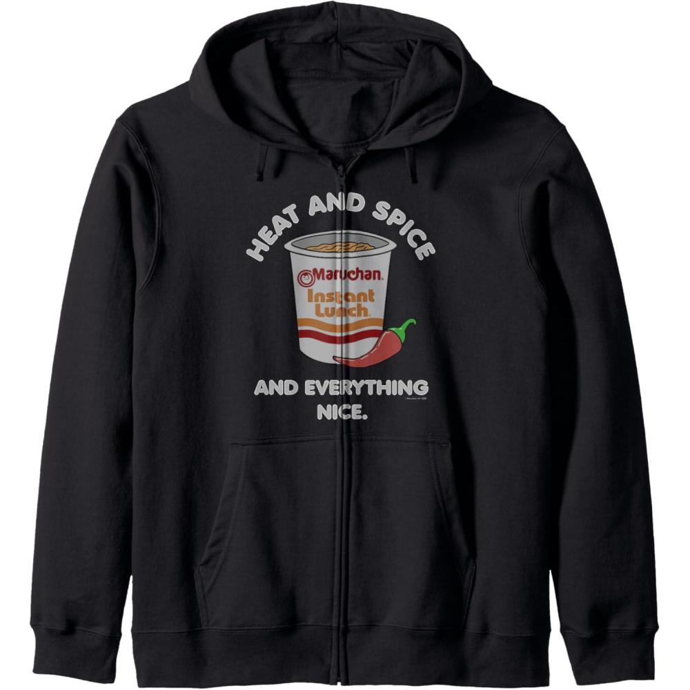 image:imageMaruchan Heat And Spice And Everything Nice Logo Zip HoodieBlack