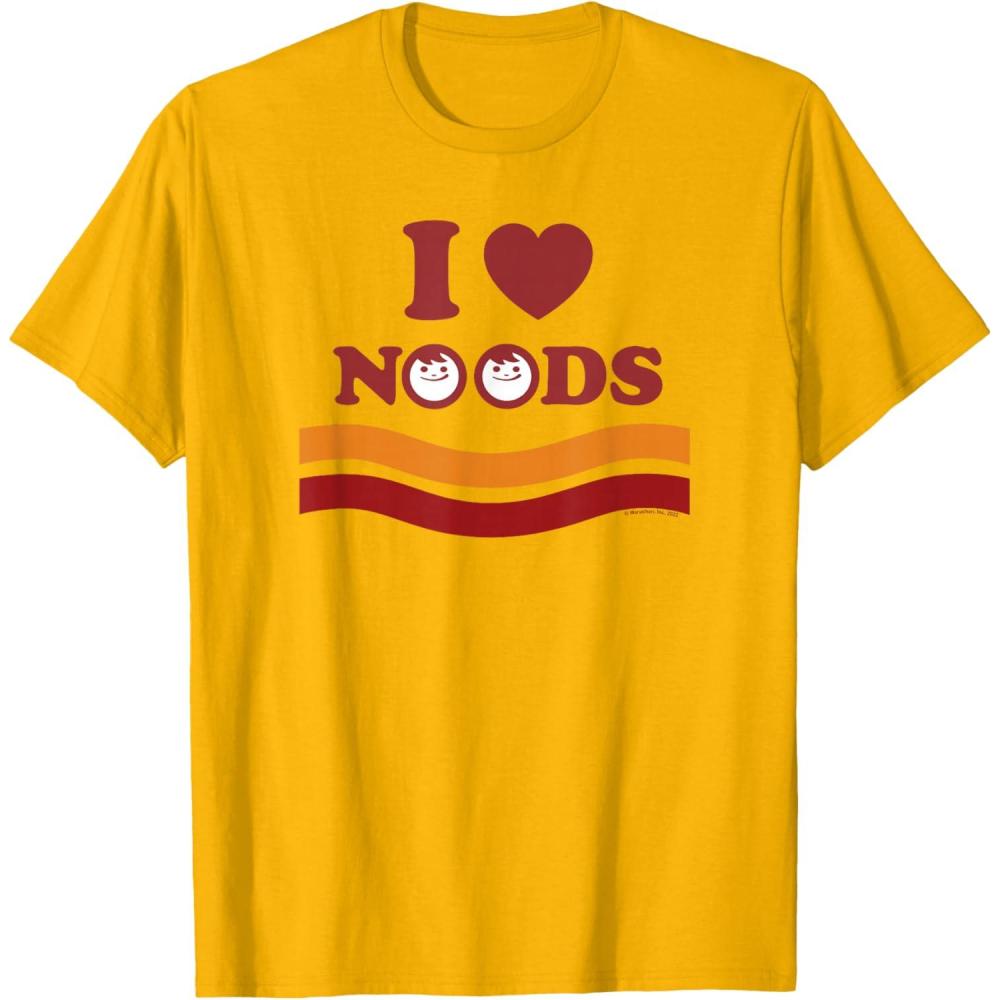 image:imageMaruchan I Heart Noods Humour Logo TShirtGolden Yellow
