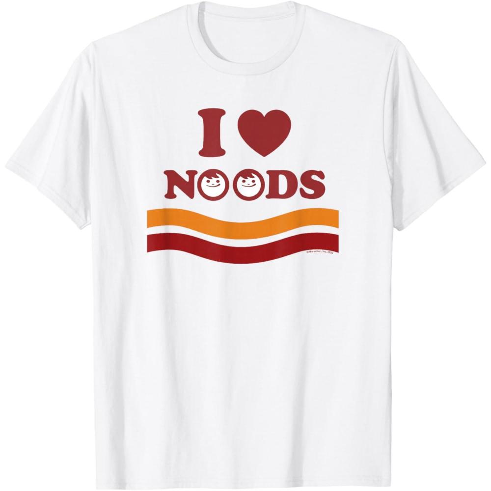 image:imageMaruchan I Heart Noods Humour Logo TShirtWhite
