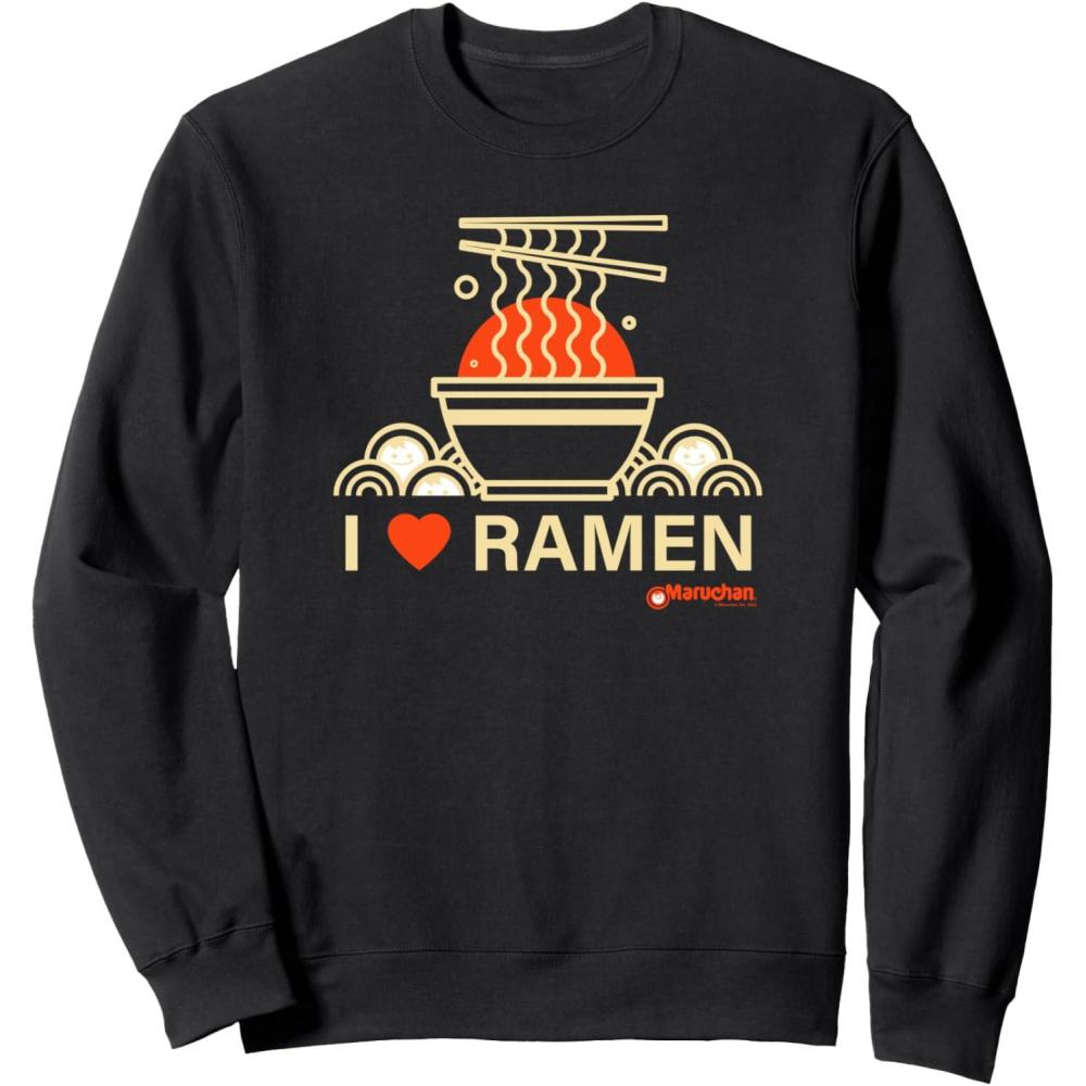 image:imageMaruchan I Heart Ramen Noodle Bowl Poster SweatshirtBlack