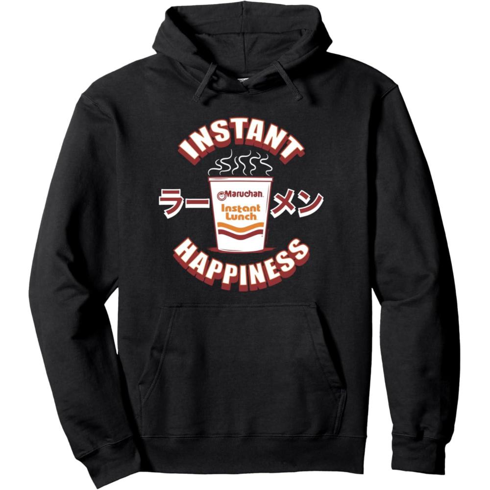 image:imageMaruchan Instant Happiness Steaming Ramen Soup Pullover HoodieBlack