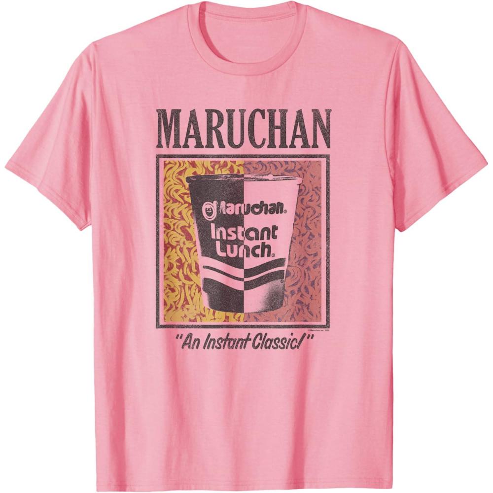 image:imageMaruchan Instant Lunch An Instant Classic Art Pop Logo TShirtPink