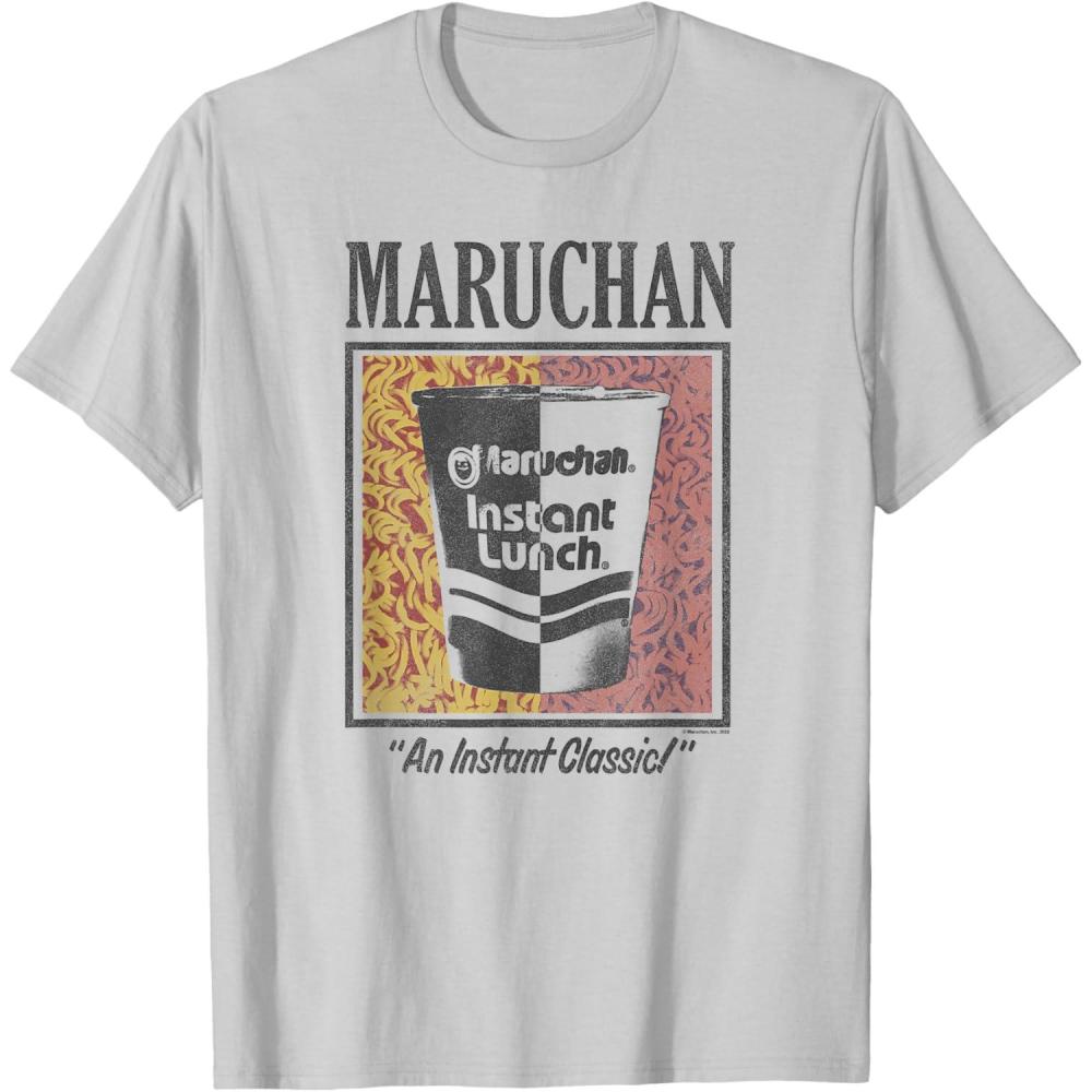 image:imageMaruchan Instant Lunch An Instant Classic Art Pop Logo TShirtSilver Grey