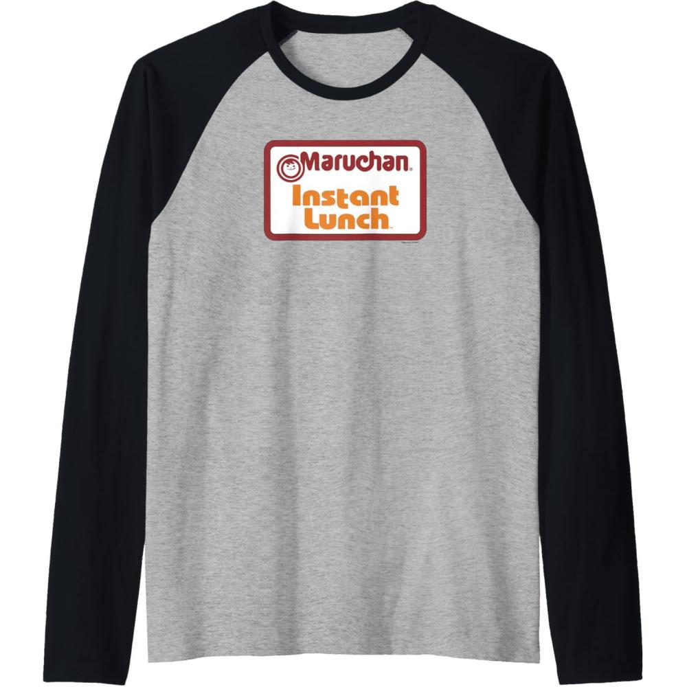 image:imageMaruchan Instant Lunch Card Official Logo Raglan Baseball TeeBlackAthletic Heather