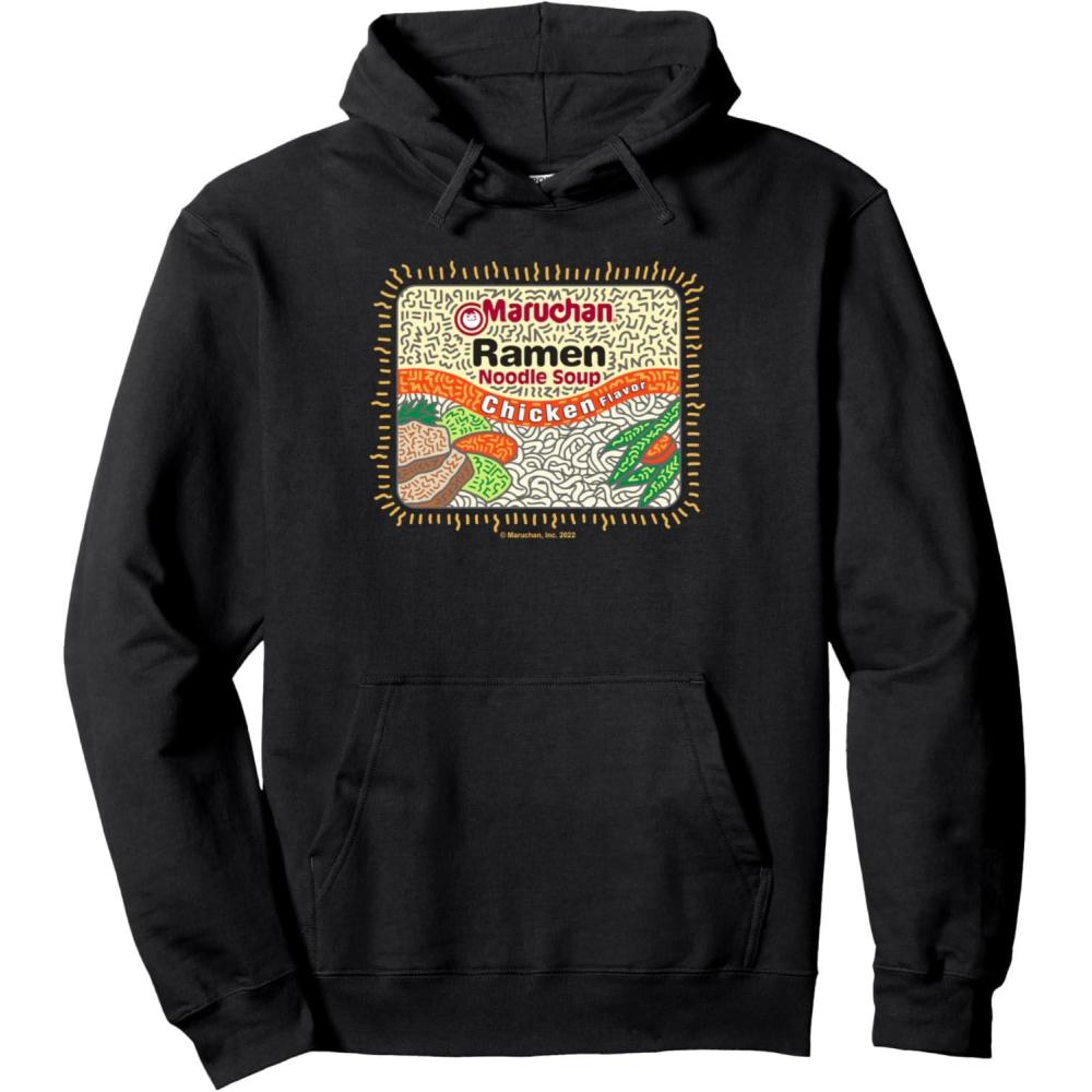 image:imageMaruchan Instant Lunch Chicken Flavor Art Pullover HoodieBlack