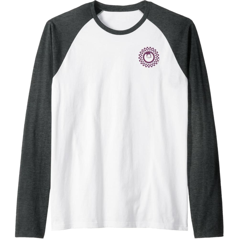 image:imageMaruchan Instant Lunch Classic Pocket Logo Raglan Baseball TeeDark Heather GreyWhite