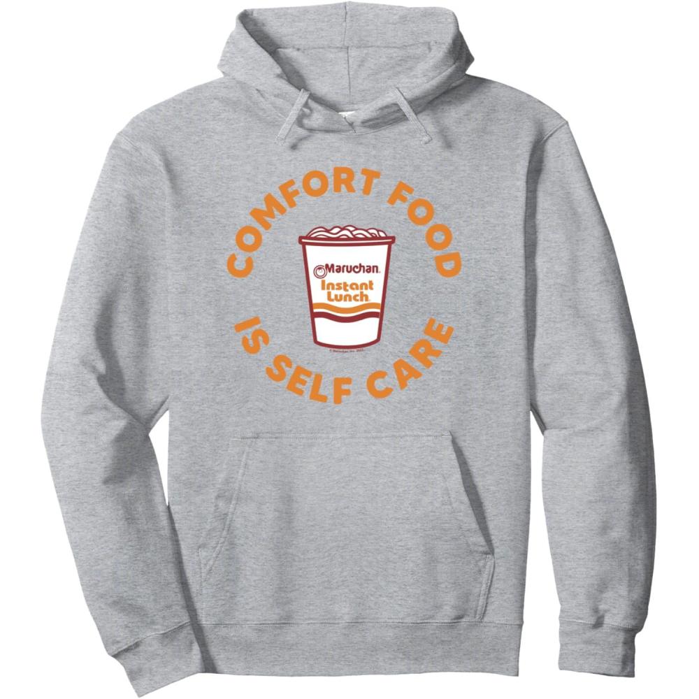 image:imageMaruchan Instant Lunch Comfort Food Is Self Care Ramen Cup Pullover HoodieHeather Grey