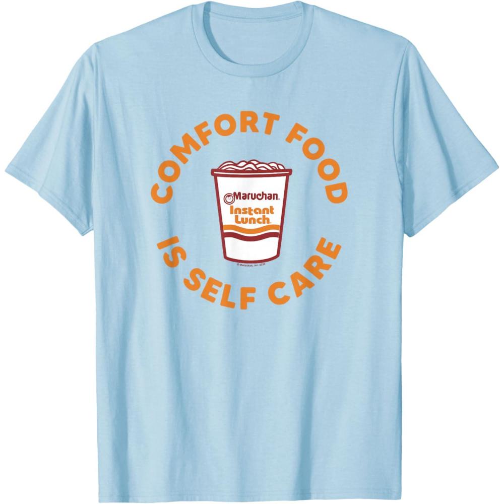 image:imageMaruchan Instant Lunch Comfort Food Is Self Care Ramen Cup TShirtBaby Blue