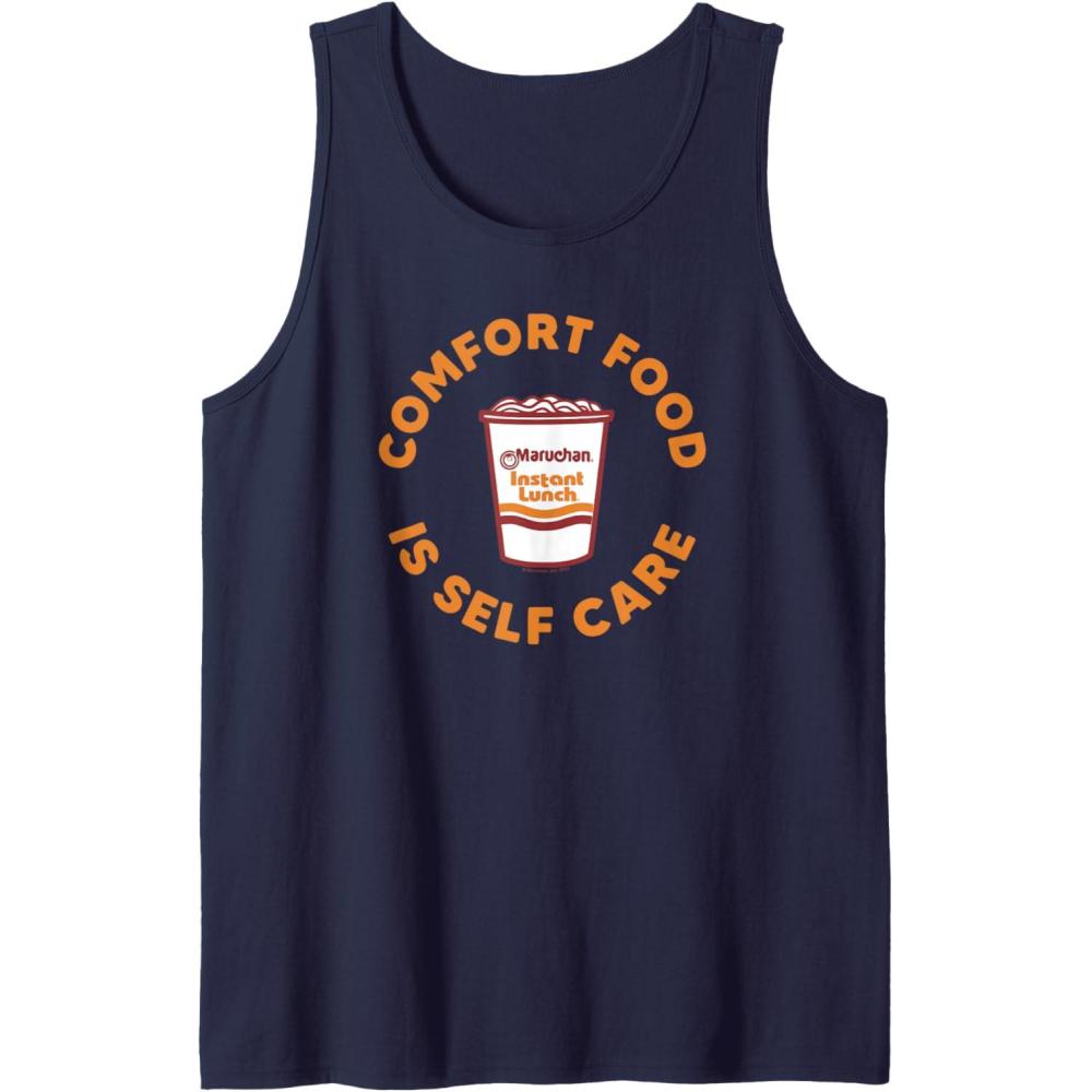 image:imageMaruchan Instant Lunch Comfort Food Is Self Care Ramen Cup Tank TopNavy Blue