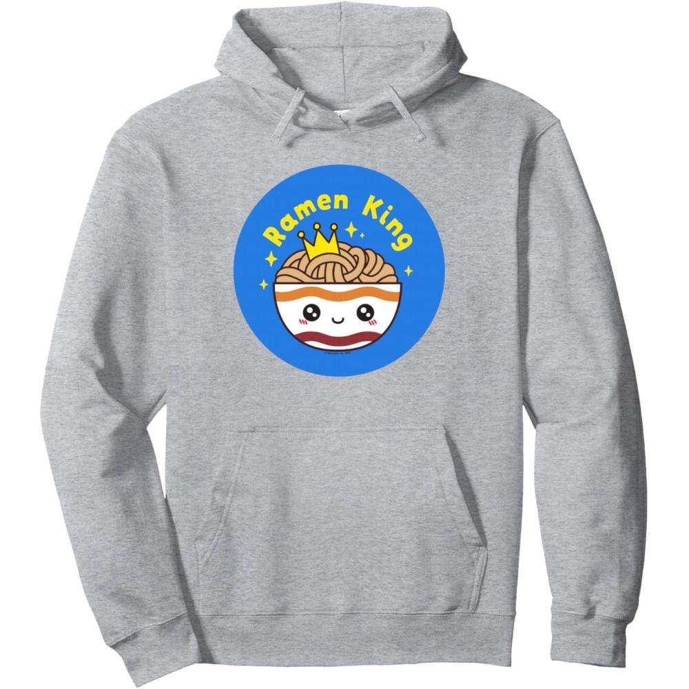 image:imageMaruchan Instant Lunch Cute Kawaii Ramen King Bowl Logo Pullover HoodieHeather Grey