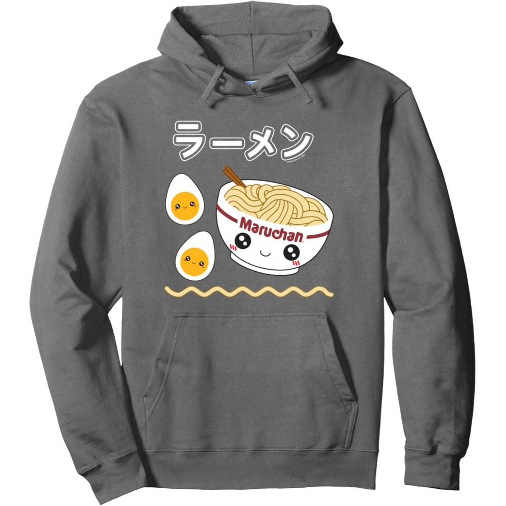 image:imageMaruchan Instant Lunch Cute Ramen Japanese Style Logo Pullover HoodieAsphalt Grey