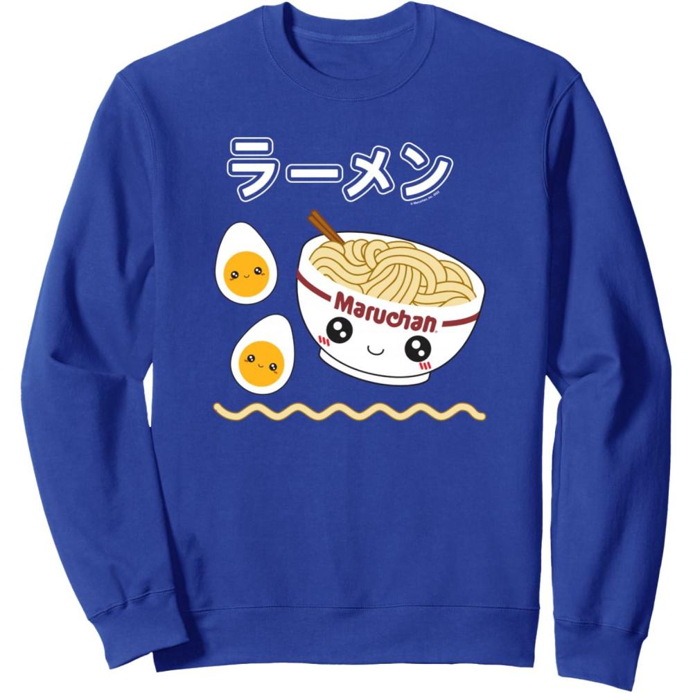 image:imageMaruchan Instant Lunch Cute Ramen Japanese Style Logo SweatshirtRoyal Blue