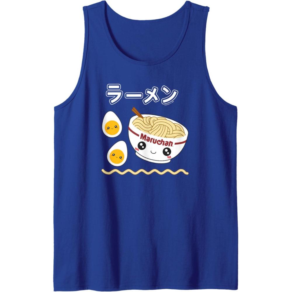 image:imageMaruchan Instant Lunch Cute Ramen Japanese Style Logo Tank TopRoyal Blue