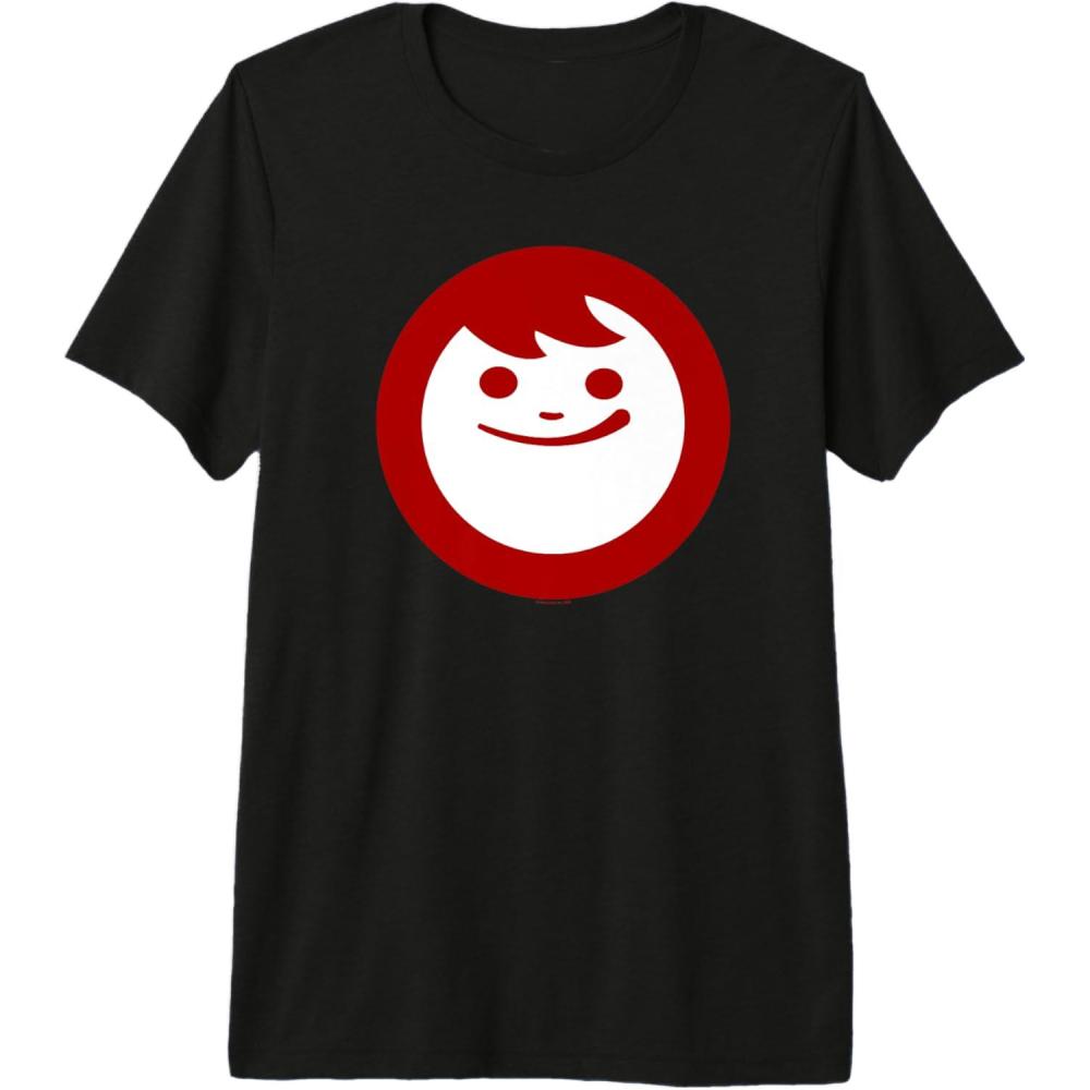 image:imageMaruchan Instant Lunch Happy Face Classic Logo Premium TShirtBlack