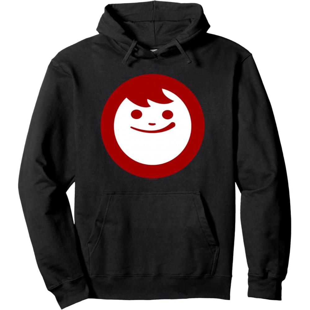 image:imageMaruchan Instant Lunch Happy Face Classic Logo Pullover HoodieBlack