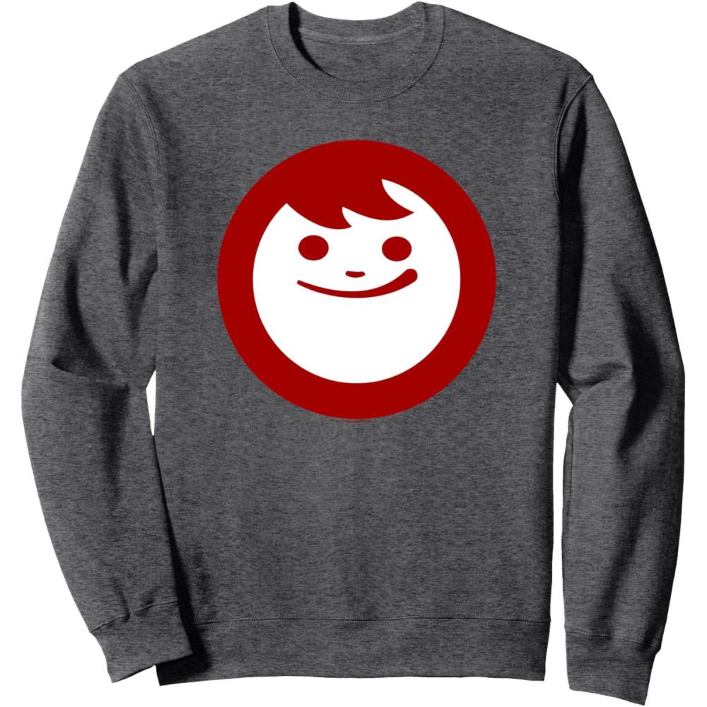 image:imageMaruchan Instant Lunch Happy Face Classic Logo SweatshirtDark Heather Grey