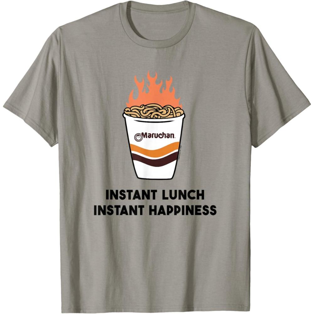image:imageMaruchan Instant Lunch Instant Happiness Fiery Noodles TShirtSlate Grey